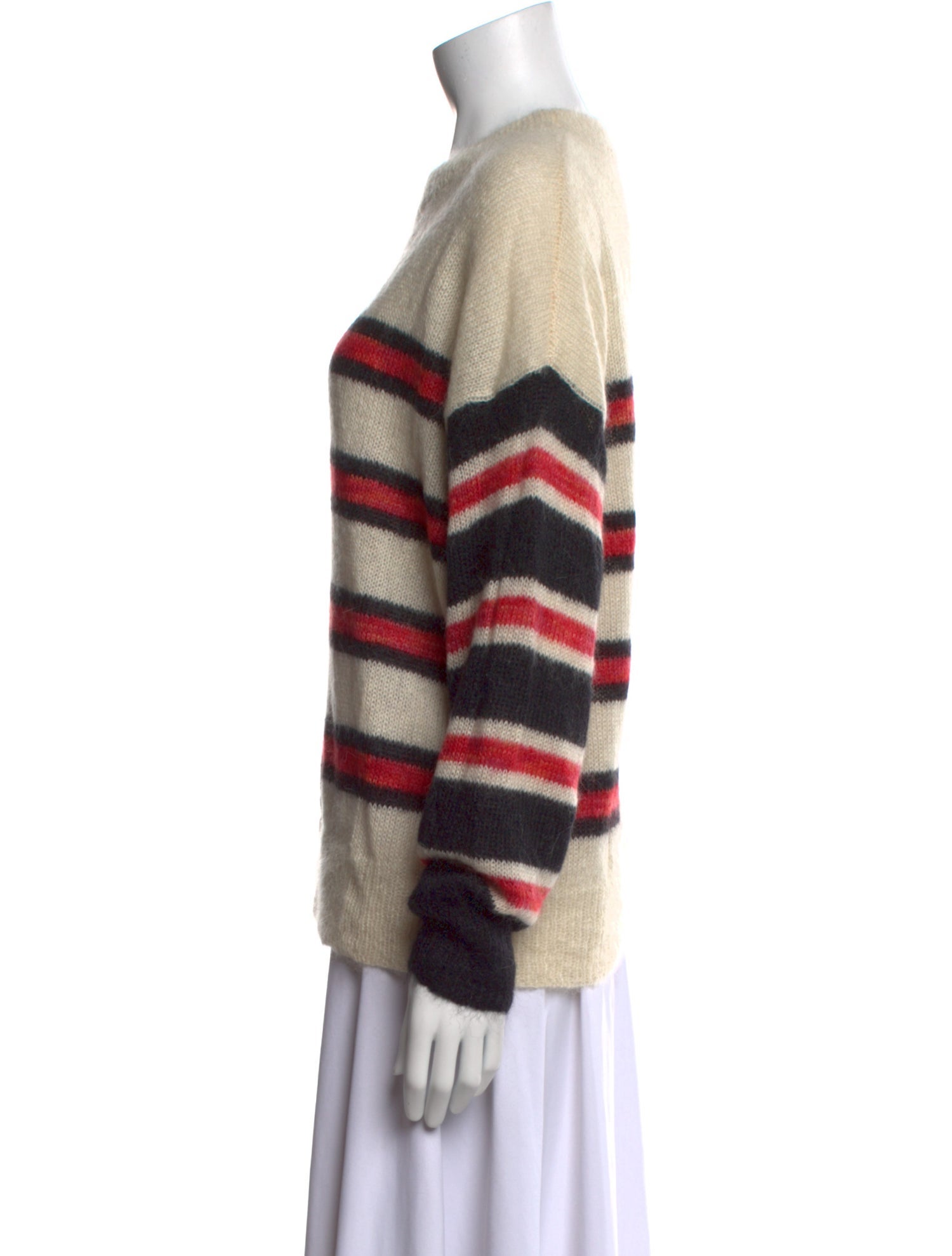Isabel Marant Kid Mohair Striped Sweater